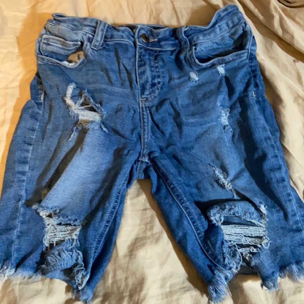 Cello Ripped jean shorts